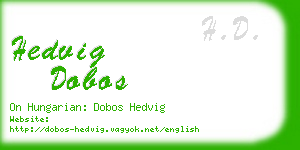 hedvig dobos business card